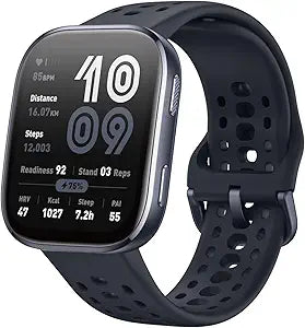 Smart Watch 46mm, 14 Day Battery, 1.97" AMOLED Display, GPS & Free Maps, AI, Bluetooth Call & Text, Health, Fitness & Sleep Tracker, 140+ Workout Modes, 5 ATM Water-Resistance, Black